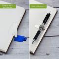 12 Pieces Pen Clipboard Holder Pen Holder for Notebook and Clip