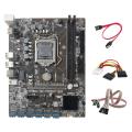 B250c Motherboard+dual Switch Cable +4pin to Sata Cable+sata Cable