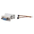 Lp4 to 2 Sata Internal Power Splitter Cable