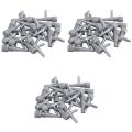 Aquarium Fish Oxygen Air Line Tubing Flow Control Valve 20 Pcs Gray