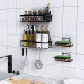 Rustproof Bathroom Shower Shelf with Adhesives and Screws,for Kitchen