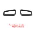 Carbon Fiber Front Air Vent Dashboard Cover for Civic 11th 2022 + Rhd