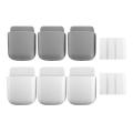 6 Pcs Self-adhesive Wall Beside Table Mount Remote Control- A