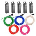 5 Pcs El Cord Kit, for Festival Party Halloween Christmas Decoration