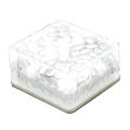 Led Solar Ice Square Lights for Garden Courtyard Pathway Decoration A