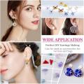 1803 Pcs Stud Earring Making Kit with Earring Base for Clay, Pearls