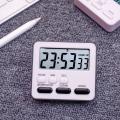Kitchen Timer,egg Timer with Clock, Lcd Loud Alarm for Baking, Sports