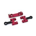 For Wpl D12 1/10 Rc Car Metal Upper Swing Arm Set Accessories,red