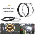 Motorcycles 7 Inch Round Headlight Trim Ring Dirt Bikes Light Ring B