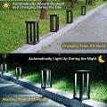 Solar Pillar Light Solar Light Fence Light,garden Floor Lamp