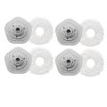 8 Pcs Upgraded Replaceable Mop Cloth and Mop Cloth Support