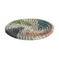 Woven Wall Basket Decor Boho Seagrass for Home Kitchen Living Room E