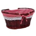 2x Wicker Basket Gift Basket Picnic Basket Candy Basket
