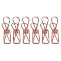 Pack Of 25 Rose Gold Small Metal Clips - Multi-purpose Clothesline