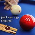 New U-shape Billiards Pool Cue Tip Burnisher Repair Tool,red