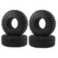 4pcs 110mm 1.9 Rubber Wheel Tires Tyre for 1/10 Rc Crawler Car Axial