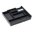 Central Console Organizer Armrest Storage Box Pallet Organizer Blue