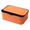 Dust-proof Tissue Box / Storage Box Black+orange