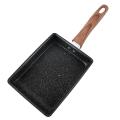 Japanese Style Small Frying Pan Non Stick Maifan Stone Pan Square