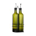 2 Pcs Glass Olive Oil Dispenser Bottle - 500ml Oil & Vinegar Cruet