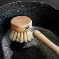 Wooden Handle Bamboo Bowl Brush, Long Handle Dish Washer,kitchen Tool