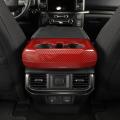 Car Rear Water Cup Holder Frame for Ford F150,abs Red Carbon Fiber