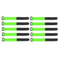 10pcs 25cm Lipo Battery Tie Cable Antiskid Tie Down Strap,green