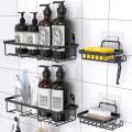 Rustproof Bathroom Shower Shelf with Adhesives and Screws,for Kitchen