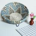 Woven Wall Basket Decor Boho Seagrass for Home Kitchen Living Room E