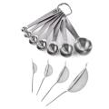 Stainless Steel Measuring Spoons Set Of 7 Stackable Measure