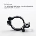 Mountain Road Bike Post Clip Adjustable Adapter Clamp,silver 31.8mm
