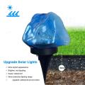 Solar Garden Lights Colorful Ip65 Waterproof Stone-like Shape Lamp