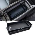 Center Console Organizer Tray for Nissan Rogue T33 2021 2022, Black