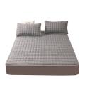 Elastic Fitted Sheet with Deep Pocket Bed Linen Cover -180x200cm