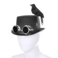 Crow Hat Steampunk Halloween Easter Props Bar Party Cos Party