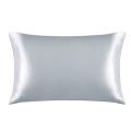 Mulberry Silk Pillowcase for Hair and Skin, 50x75cm-silver Gray