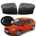 1 Pair Car Abs Wing Door Mirror Cover for Ford Focus Mk2 2005-2008