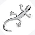 3d Auto Aufkleber Gecko Gekko Eidechse Emblem Chrom Pvc Sticker Neu!