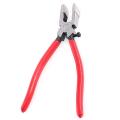 Handle Breaking Cutting Pliers Glass Tools Flat End Glass Pliers Red