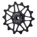 Meroca 14t Bicycle Rear Derailleur Wheel Guide Roller Idler, Black