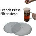 French Press Replacement Filter Screen Reusable Stainless Steel Mesh