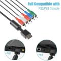 Ypbpr for Ps2/ps3/ps3 Slim Hdtv-ready Tv Hd Component Av Cable 5-wire