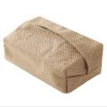 Large Cotton Linen Cloth Art Tissue Box Simple Paper Box(e)