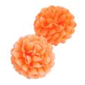 Daisy Artificial Fake Flower Silk Spherical Heads Bulk ,orange