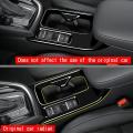 Car Glossy Black Center Console Water Cup Holder Decoration