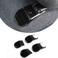 For Toyota Anti-dust Seat Bracket Fixing Bolts Cover Trims Black 4pcs