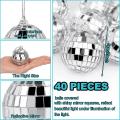 30 Pcs Disco Mirror Balls 2 Inches Reflective Mirror Ball