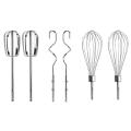 Hand Mixer Set Of 6 for Kitchen (2 Wired Beaters,2 Whisks &2 Hooks)