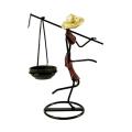 Candle Holder Home Decoration Accessories Humanoid Figurines Decor-d