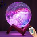 Moon Lamp Kids Night Light Contact and Remote Control Galaxy Light-f